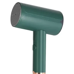 no brand Ångtvättar-IC Bärbar Hushållsstrykmaskin Handhållen Ångstrykjärn Vikbar Klädstrykare - EU (Grön)