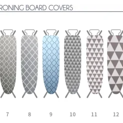 del Strykjärn-IC Hem Universal Silverbelagd Vadderad Strykbräda Överdrag Pad Hea 147*48cm