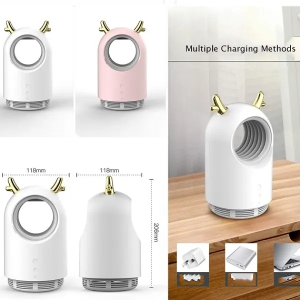 no brand Skadedjur & Insekter-IC Inomhus USB Myggfångarelampa Säker för barn och giftfri