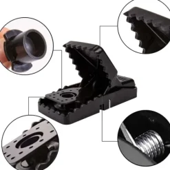 no brand Skadedjur & Insekter-IC Musfälla, 6ST Musfälla Återanvändbar Plastråttfälla