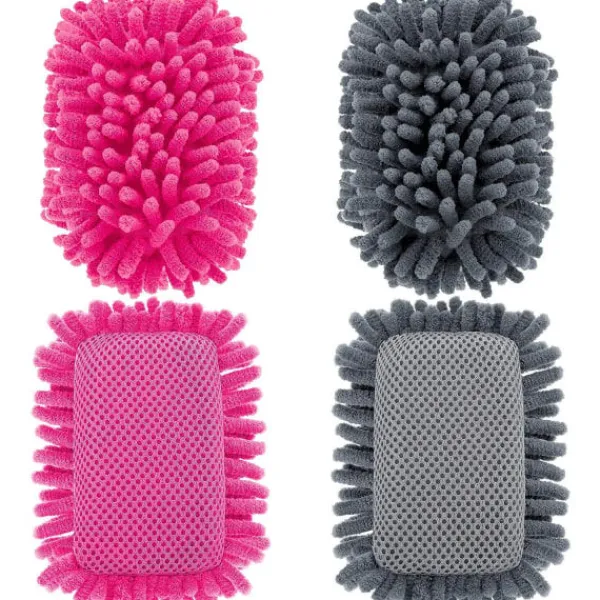 no brand Svampar & Dukar-IC 2-pack Mikrofiber Shag Whiteboard Suddgummi Tvättbar Mikrofiber Shag