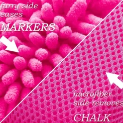 no brand Svampar & Dukar-IC 2-pack Mikrofiber Shag Whiteboard Suddgummi Tvättbar Mikrofiber Shag