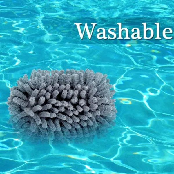 no brand Svampar & Dukar-IC 2-pack Mikrofiber Shag Whiteboard Suddgummi Tvättbar Mikrofiber Shag