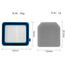 INF Dammsugare & Tillbehör-Dammsugarfilter Electrolux Q-serie Q6-8 WQ61/WQ71/WQ81 1 pack