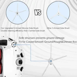 INF Dammsugare & Tillbehör-Dammsugartillbehör 22 delar Xiaomi Roborock S5 Max/S6 Pure/S6 MAXV/S50/S51/S55/S5/S60/S65/S6
