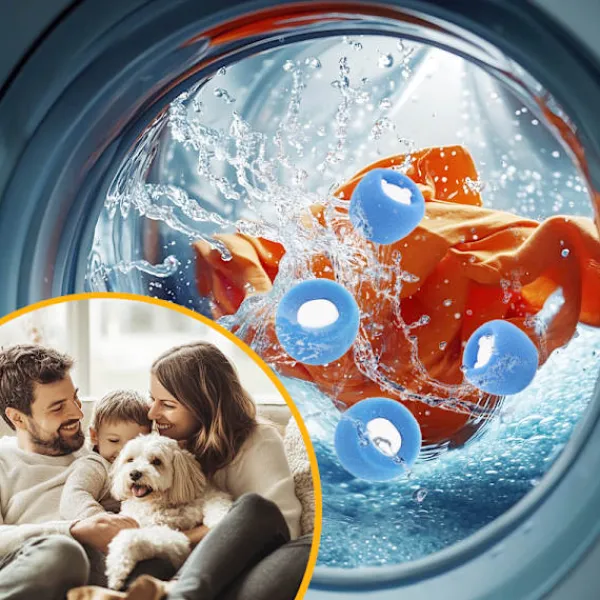 INF Tvättillbehör-Hårborttagningsboll för tvättmaskin 6 st