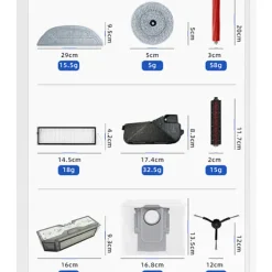 INF Dammsugare & Tillbehör-Roborock S8 MaxV Ultra Tillbehörspaket - Reservdelar för G20S, S8-serien