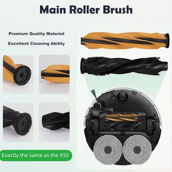 INF Dammsugare & Tillbehör-Robotdammsugare Tillbehörssats för Dreame X50/L50/L40/MOVA-serien