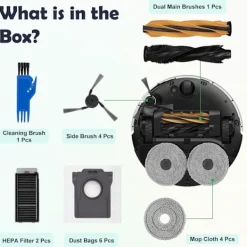 INF Dammsugare & Tillbehör-Robotdammsugare Tillbehörssats för Dreame X50/L50/L40/MOVA-serien