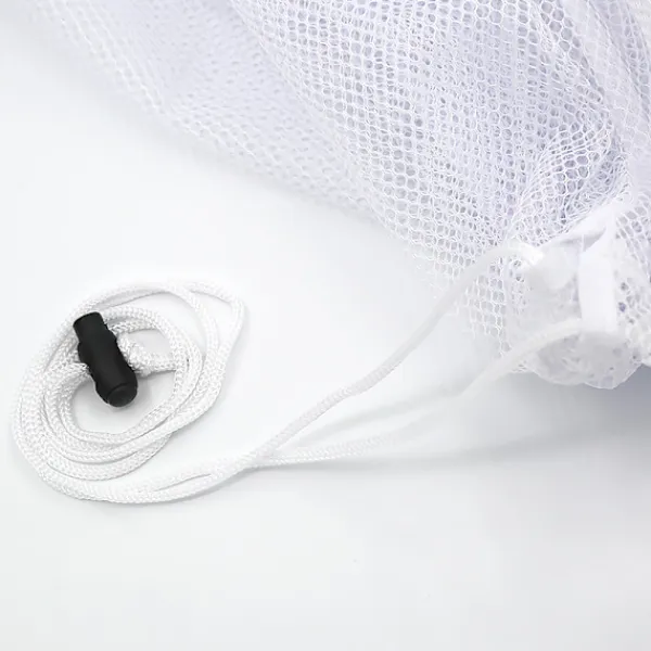 INF Tvättillbehör-Stor tvättpåse 60x90 cm Vit 2-pack