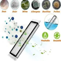 INF Dammsugare & Tillbehör-Tillbehör 8 delar Xiaomi Roborock S5 Max/S6 Pure/S6 MAXV/S50/S51/S55/S5/S60/S65/S6