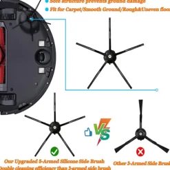 INF Dammsugare & Tillbehör-Tillbehör 8 delar Xiaomi Roborock S5 Max/S6 Pure/S6 MAXV/S50/S51/S55/S5/S60/S65/S6
