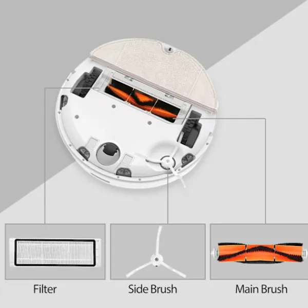 INF Dammsugare & Tillbehör-Tillbehörssats för Xiaomi Roborock E4, S5, S5 Max, S50, S51, S55 11 delar
