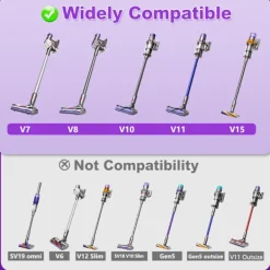 INF Dammsugare & Tillbehör-Uppgraderad Motorhead Rengöringshuvud för Dyson V10 Dammsugare