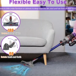 INF Dammsugare & Tillbehör-Uppgraderad Motorhead Rengöringshuvud för Dyson V10 Dammsugare