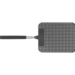 Skadedjur & Insekter-Infällbar flugsmälla i plast myggracket rostfritt stål stång för hemkontor svart