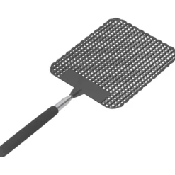 Skadedjur & Insekter-Infällbar flugsmälla i plast myggracket rostfritt stål stång för hemkontor svart