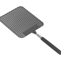 Skadedjur & Insekter-Infällbar flugsmälla i plast myggracket rostfritt stål stång för hemkontor svart