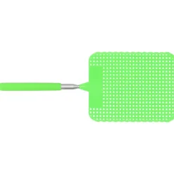 Skadedjur & Insekter-Infällbar flugsmälla i plast myggracket rostfritt stål stång hem kontor grön