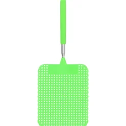 Skadedjur & Insekter-Infällbar flugsmälla i plast myggracket rostfritt stål stång hem kontor grön