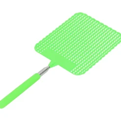 Skadedjur & Insekter-Infällbar flugsmälla i plast myggracket rostfritt stål stång hem kontor grön