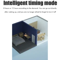 Skadedjur & Insekter-Inomhus Insektsfälla Vulkan Myggfångare Dödark med Ljus Smart Timer Tyst Flygande Insektsfälla för Hem Sovrum
