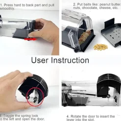 Skadedjur & Insekter-Inomhus-musfällor, musfällor som inte dödar möss direkt, gnagarefällor musfällor musfällor husdjurs- och barnsäkra