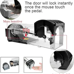 Skadedjur & Insekter-Inomhus-musfällor, musfällor som inte dödar möss direkt, gnagarefällor musfällor musfällor husdjurs- och barnsäkra