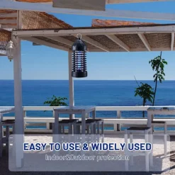 Skadedjur & Insekter-Insektsdödare, Elektrisk Flugsmälla, Myggdödare Utomhus/Inomhus, 4200V 20W Vattentät Flugdödare Myggfälla, Myggdödare för Hem, Uteplats, Bac