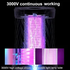 Skadedjur & Insekter-Insektsdödare, elektrisk myggdödare, myggdödande lampa, insektsfälla, upphängningsbar myggdödande lampa