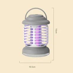 Skadedjur & Insekter-Insektsdödare Elektrisk USB Mygglampa Insektslampor Myggdödare Inomhus Utomhus Camping, med Batteri Grå