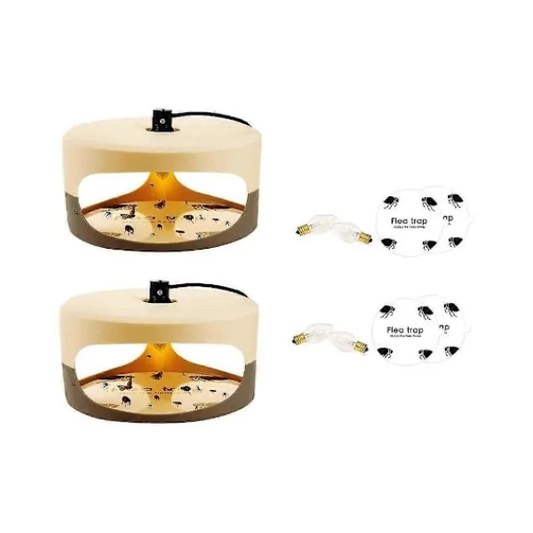 Skadedjur & Insekter-Insektsfälla, Klisterlampa Vägglusfälla med Klisterskivor Glödlampa Elektrisk Inomhuslampa Fångare för F