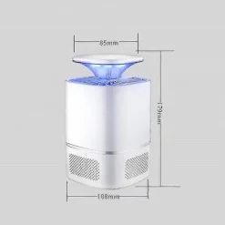 Skadedjur & Insekter-Insektsfälla och -dödare för inomhusbruk för myggor, knottfällor fångar flygande insekter inomhus med sug, insektslampa
