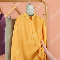 TECH DISCOUNT Torktumlare-Intelligent klädhängare - TD® - Portabel - PTC keramik - Skydd mot avstängning - Grå