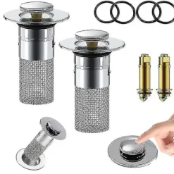 Skadedjur & Insekter-Isolera Lukt och Förebygg Kackerlackor - Golvbrunnsfilter i Rostfritt Stål