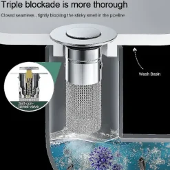 Skadedjur & Insekter-Isolera Lukt och Förebygg Kackerlackor - Golvbrunnsfilter i Rostfritt Stål