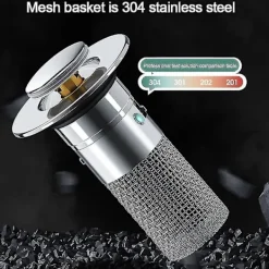 Skadedjur & Insekter-Isolera Lukt och Förebygg Kackerlackor - Golvbrunnsfilter i Rostfritt Stål