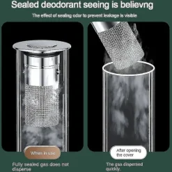 Skadedjur & Insekter-Isolera Lukt och Förebygg Kackerlackor - Golvbrunnsfilter i Rostfritt Stål