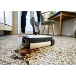 KARCHER Städmaskiner-FC 2-4 - Golvrengöring - Samlar upp torr och våt smuts i en enda passage - Parkeringsläge Grå och svart