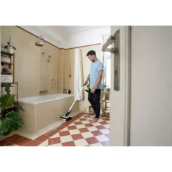 KARCHER Städmaskiner-FC 2-4 - Golvrengöring - Samlar upp torr och våt smuts i en enda passage - Parkeringsläge Grå och svart