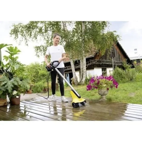 KARCHER Städmaskiner-uteplatsrengöring PCL 3-18 uteplatsrengörare (utan batteri) Gul