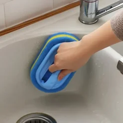 Hommy Svampar & Dukar-Kök badrum toalett rengöring magisk svamp glas vägg rengöring badkar borste