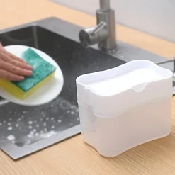 Svampar & Dukar-Köksredskap flytande tvål vit