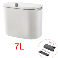 JIUSAIRUI Soptunnor-Kökssopor Vägghängande 7L