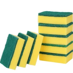 Svampar & Dukar-Köksvamp, skrubbsvamp, disksvamp, perfekt för diskning och hushållsstädning, repfri svamp, högabsorberande