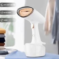 Strykjärn-Klädångare 1600W Handhållen, 200ml Vattentank (Vit)