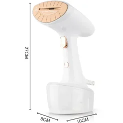 Strykjärn-Klädångare 1600W Handhållen, 200ml Vattentank (Vit)