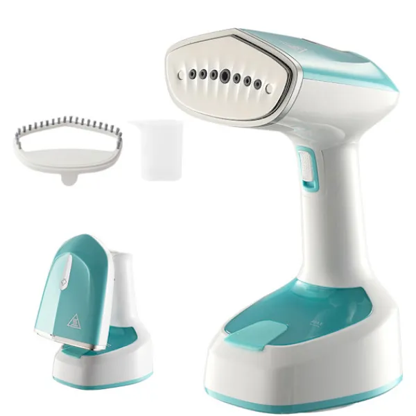 Strykjärn-Klädångare 1300W, hopfällbar skrynkelborttagare för kläder, 25 sek snabb uppvärmning (Blå)