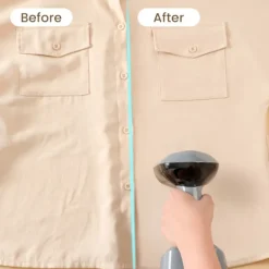 Strykjärn-Klädångare 1300W, hopfällbar skrynkelborttagare för kläder, 25 sek snabb uppvärmning (Blå)