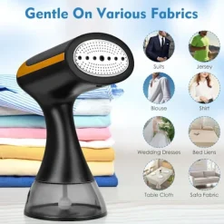 Ångtvättar-Klädångare 1500W 300ml Vattentank, 25s Snabb Uppvärmning (Vit)